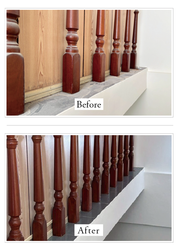 台南 居家大掃除|樓梯清潔 退租清潔 前後對比